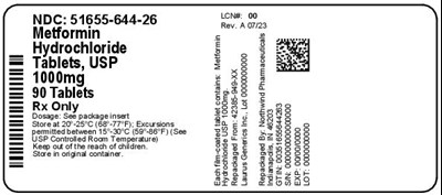 Label (51655 644 26   Rev A 07 23)